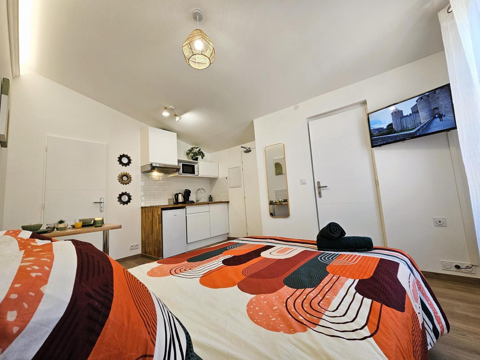 Tout Confort ! Ville, Climatisation, Parking, Wifi, Calme, Tv Carcassonne Exteriér fotografie